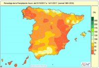 El año hidrológico acumula en su primer mes y medio menos de la mitad de lluvias de lo normal