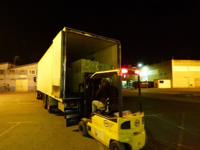 Intervenidos en SAda (A Coruña)  más de 6.300 kilos de sardina.