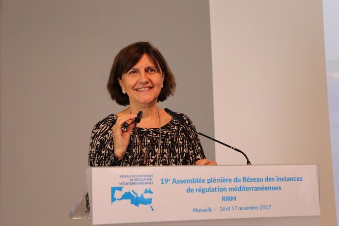La presidenta del CAA en la Red de Instituciones Reguladoras Mediterráneas