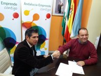 Andalucía Emprende firma un convenio con La Algaba (Sevilla) para instalar un punto de información