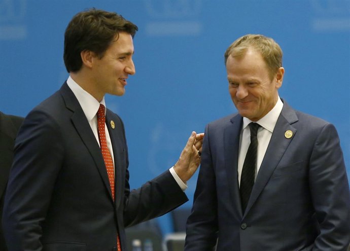 Trudeau y Tusk