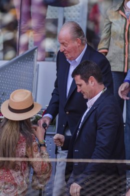 Juan Carlos I de España en el Mutua Madrid Open 2016