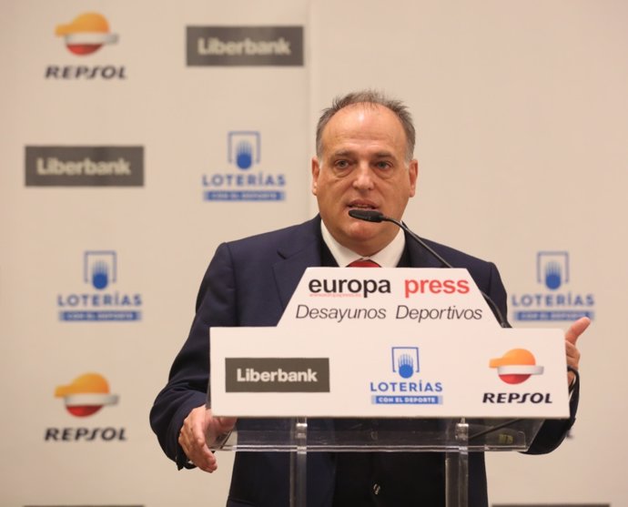 Desayuno Deportivo de Europa Press con Javier Tebas