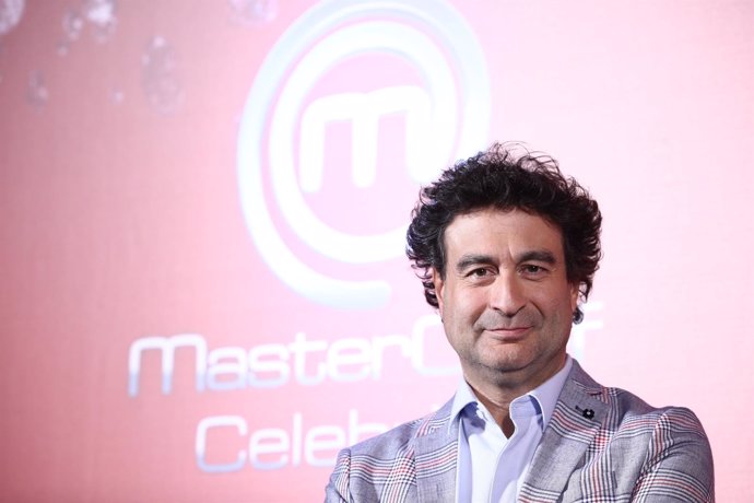 Pepe Rodríguez en la presentación de MasterChef Celebrity 2