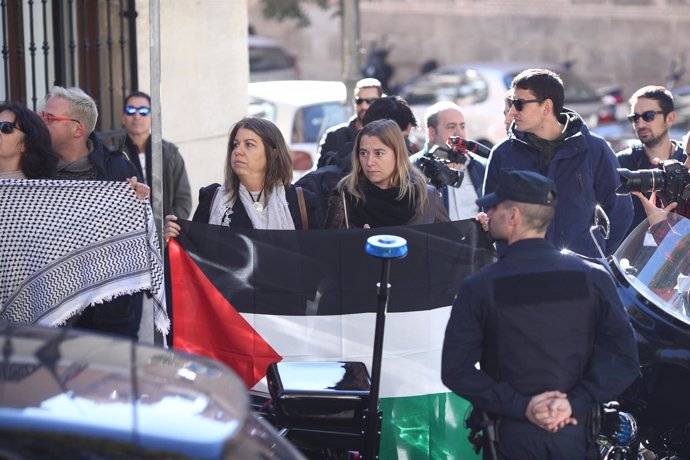 Protestas por la visita del presidente del Estado de Israel, Reuven Rivlin