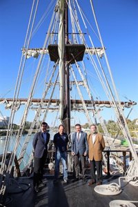 Arranca el Festival Marítimo de visitas a las réplicas de la Nao Victoria, Galeón Andalucía y la Boa Esperança