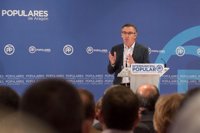 "Lambán pasará a la historia como el presidente con menor contenido político de Aragón", afirma Beamonte (PP)