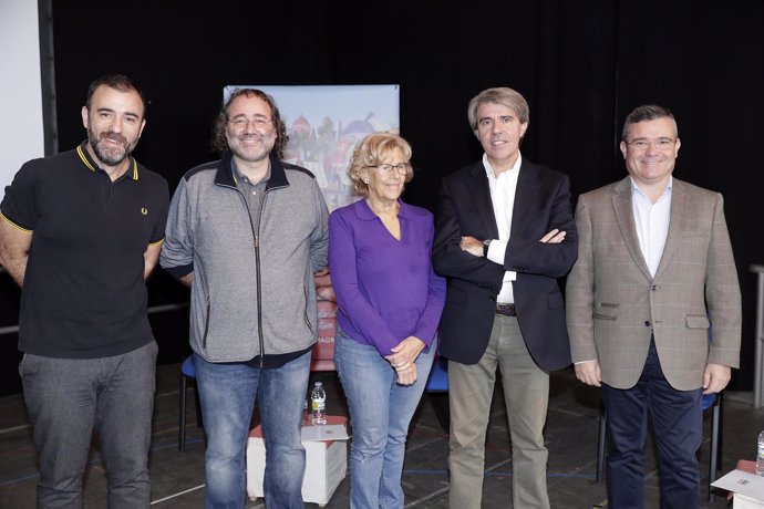 Carmena, Enrique Villalobos, Bacho Murgui, Ángel Garrido y Guillermo Hita