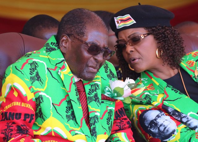 Robert y Grace Mugabe