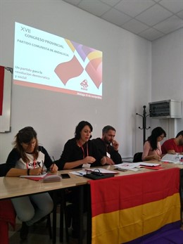 Congreso provincial PCA málaga sempere y efrain campos