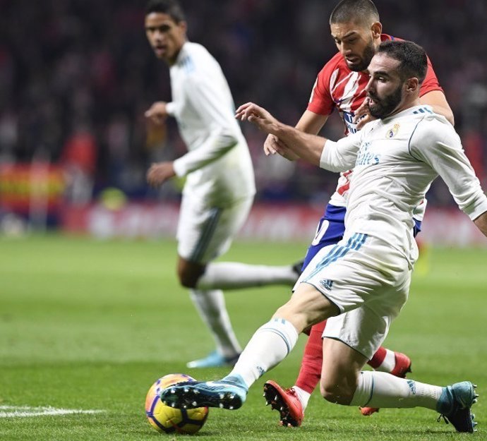 El lateral derecho del Real Madrid Dani Carvajal