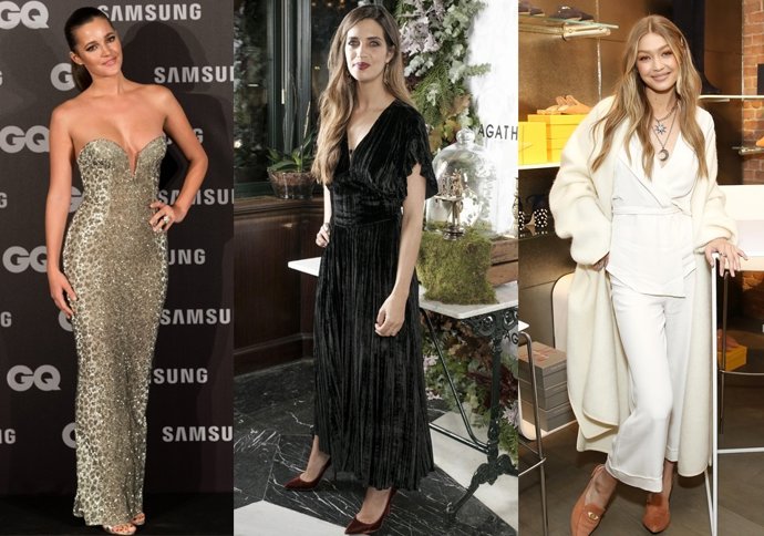 Malena Costa, Sara Carbonero y Gigi Hadid
