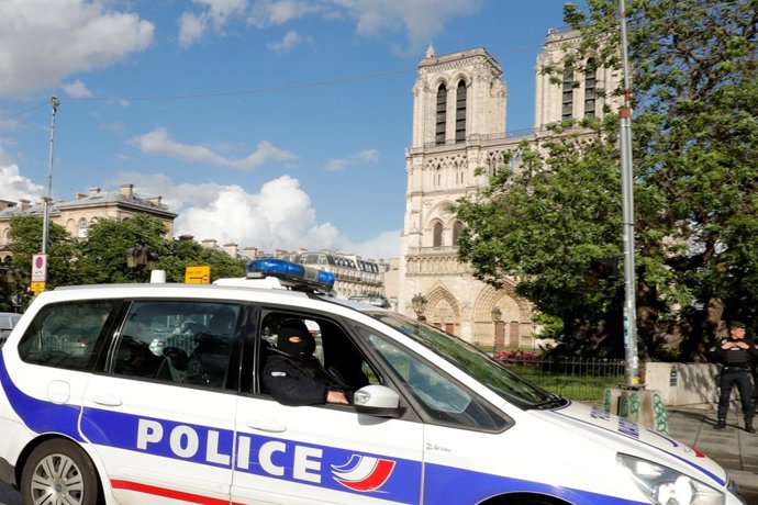 Un cotxe de la Policía francesa