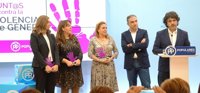 PP de Málaga insta a la "implicación" de la sociedad para que la violencia de género no sea motivo de "secretismo"