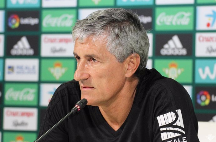 Quique Setién, entrenador del Real Betis Balompié