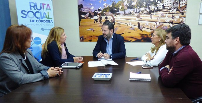 Reunión entre el PP y la Federación de Enseñanza de USO-Andalucía