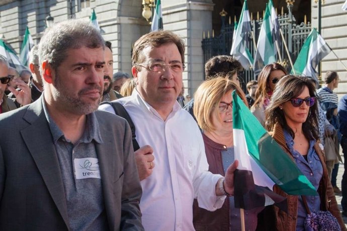 Vara durante la protesta del 18 de noviembre en Madrid