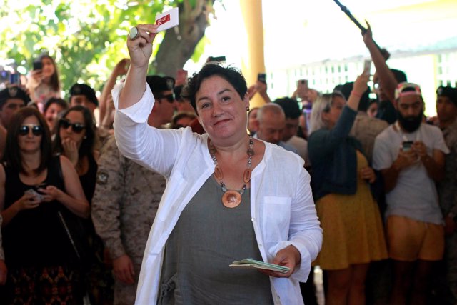 Beatriz Sánchez, candidata a la Presidencia chilena por el Frente Amplio
