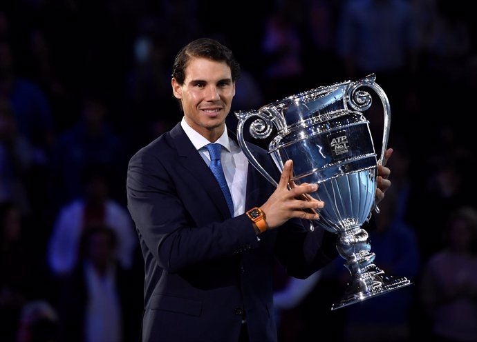 ATP Finals Rafa Nadal número 1 trofeo