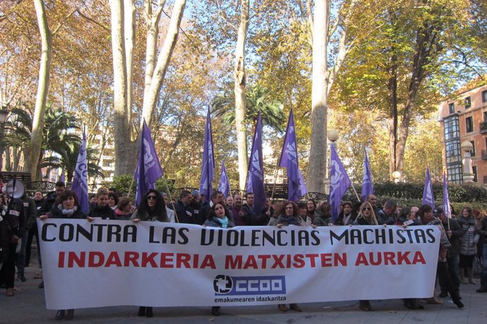 CC.OO. Euskadi contra la violencia machista