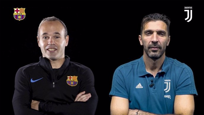 Iniesta y Buffon