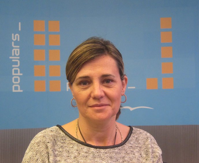 La candidata del PP per València al Congrés, Elena Bastidas. 