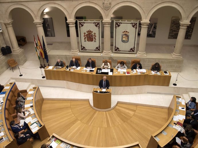 Ceniceros interviene en el Parlamento riojano