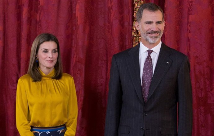 Los reyes letizia y felipe