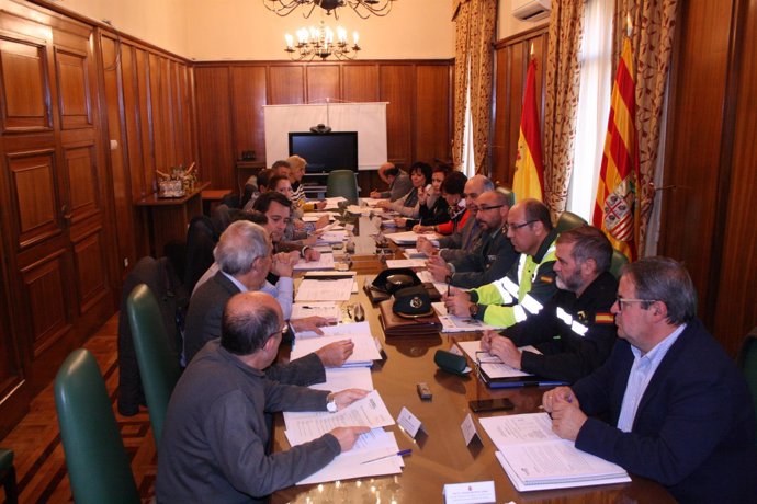 Reunión en Teruel sobre  el Plan de Vialidad Invernal 2017-2018