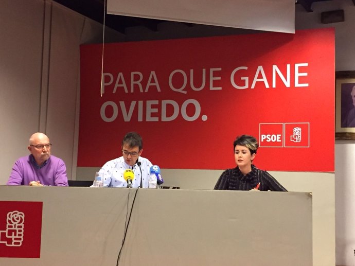 MAnuel González, Iván Piñuela y Lucía Falcón