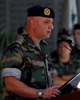 El jefe de Estado Mayor de Líbano, el general Joseph Aoun