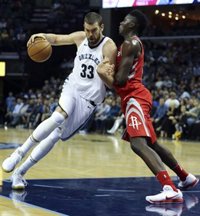 Los Grizzlies se hunden pese a Marc Gasol y Calderón resurge con Cleveland