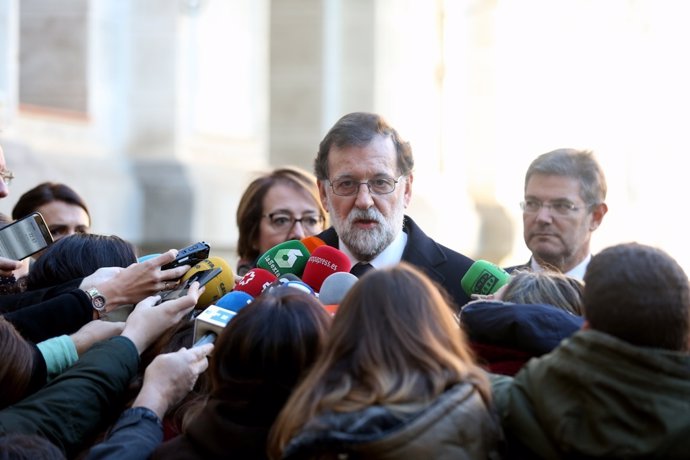 Rajoy i Catalá en la capella ardent de Maza