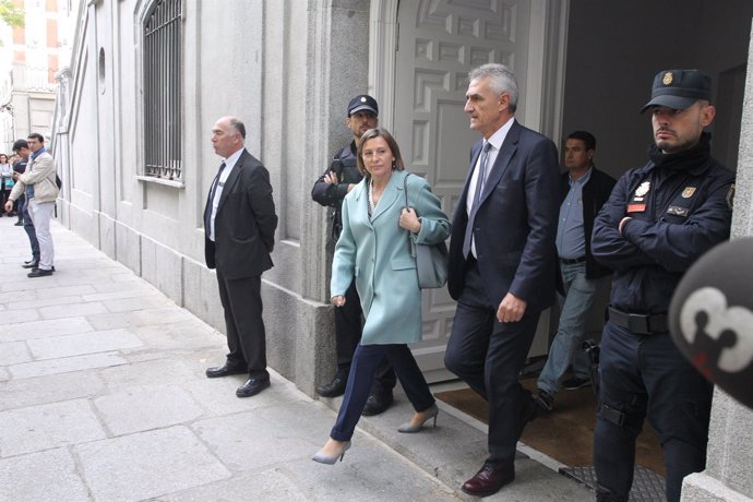 Forcadell sale del Tribunal Supremo