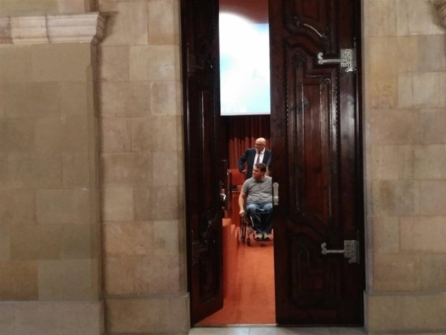 Reunión de los diputados de JxSí en el Parlament