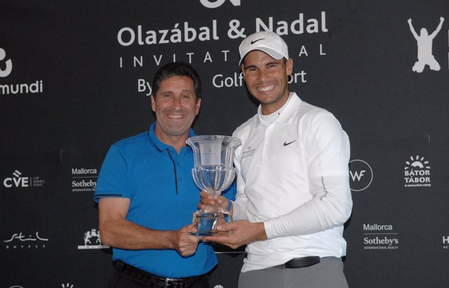 Rafa Nadal y José María Olazábal celebran la VI edición de su torneo de golf solidario