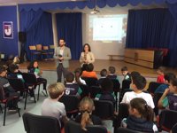 La Diputación de Cádiz colabora en talleres sobre valores del mar en centros educativos de La Línea