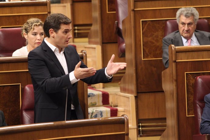 Albert Rivera en la sesión de control al Gobierno en el Congreso