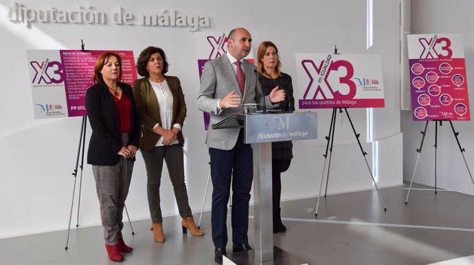 Conejo psoe málaga campañpa por 3 presupuesto igualdad diputacion merino lima