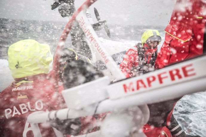 El MAPFRE, en la segunda etapa de la Volvo Ocean Race