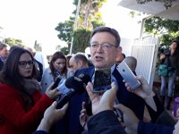 Puig respeta "profundamente" la decisión de Benlloch de dejar el acta como diputado provincial en Castellón