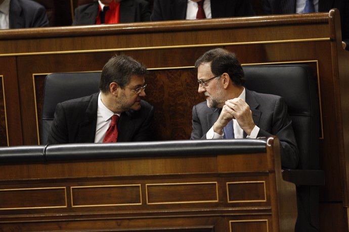 Rafael Catalá i Mariano Rajoy