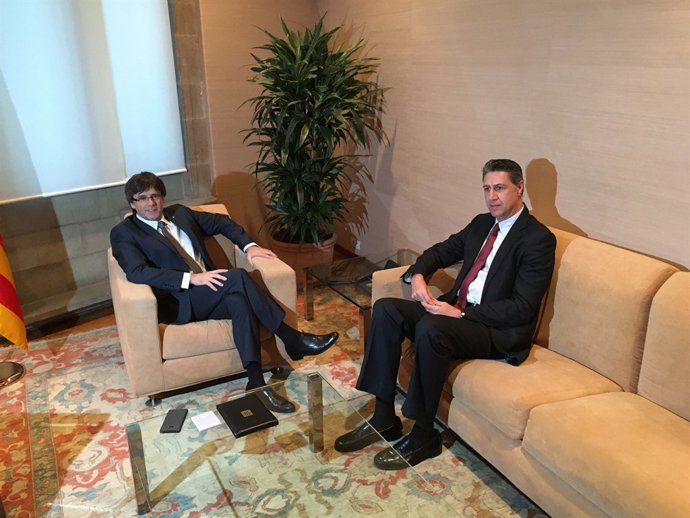Pres. Carles Puigdemont, Xavier García Albiol (PP)