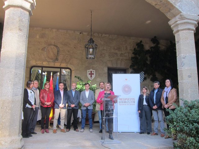 Presentación del Presupuesto de la Diputación de Cáceres                 