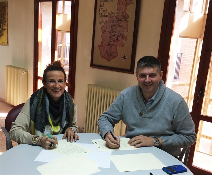 Colaboración entre Comarca del Cinca Medio y asociación de comerciantes