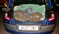 Detenido cuando transportaba en su vehículo casi 15 kilos de cogollos de marihuana a la altura de Mérida