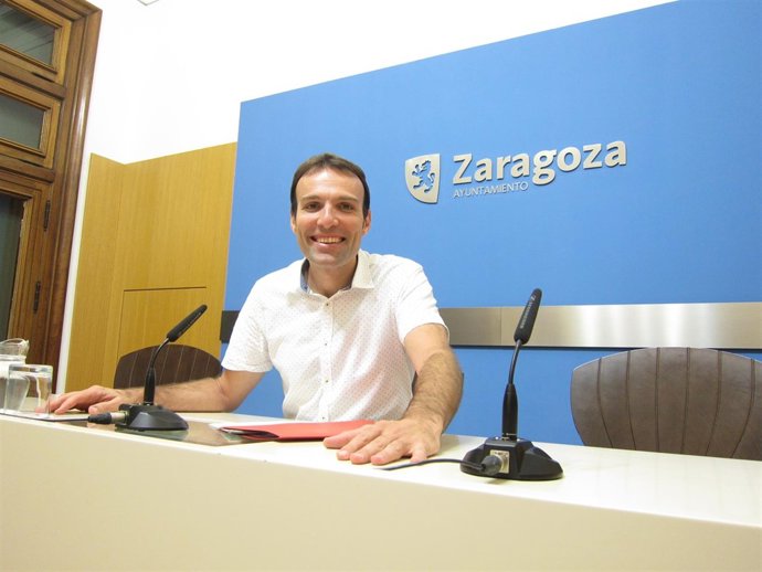 El consejero municipal de Urbanismo, Pablo Muñoz, hoy en el Ayuntamiento     