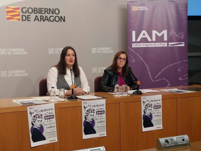 Natalia Salvo y Carmen Sánchez, en rueda de prensa este miércoles