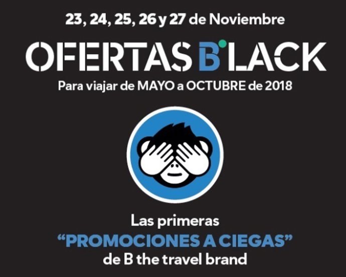 B the travel brand promocion 'Black Friday'