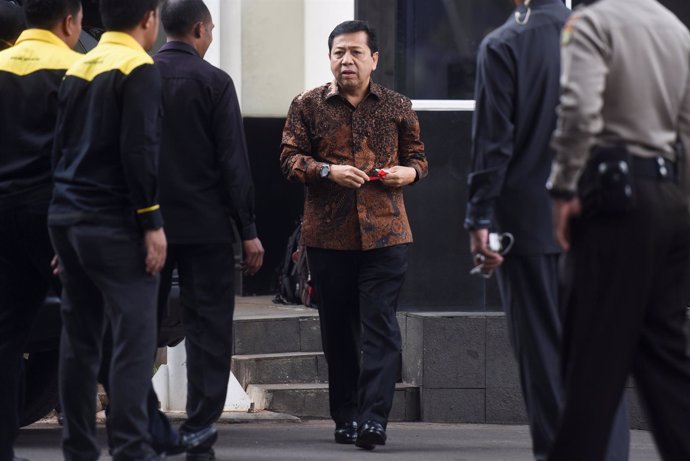 Setya Novanto líder del partido Golkar.